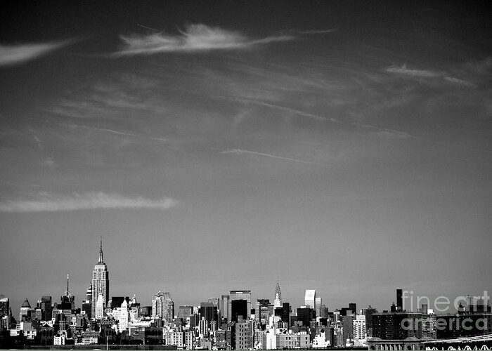 New York City Greeting Card featuring the photograph New York New York City USA by Sabine Jacobs