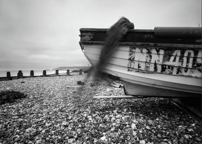  Greeting Card featuring the photograph NN405 beached by Will Gudgeon