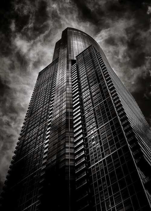 Aura Greeting Card featuring the photograph No 388 Yonge St Toronto Canada 3 by Brian Carson