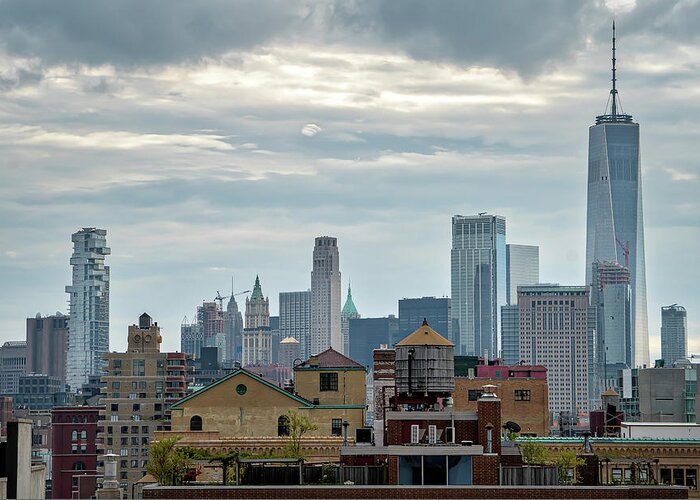 Nyc Greeting Card featuring the photograph NYC Rooftops by Sylvia Goldkranz