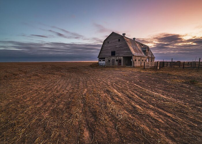Kansas Greeting Card featuring the photograph Old Barn Ready For A New Day by Darren White