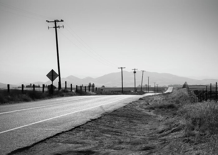 Road Greeting Card featuring the photograph On The Road To Fresno by John Manno