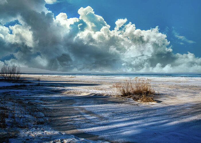 Wintertime In My Country Greeting Card featuring the photograph Once in February Latvia by Aleksandrs Drozdovs