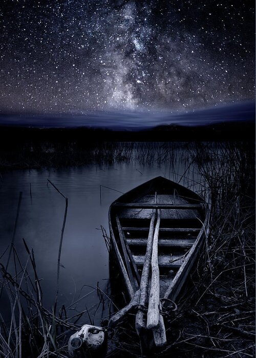 Night Greeting Card featuring the photograph One more night by Jorge Maia