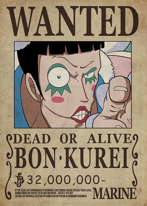 One Piece Wanted Poster - KATAKURI Greeting Card
