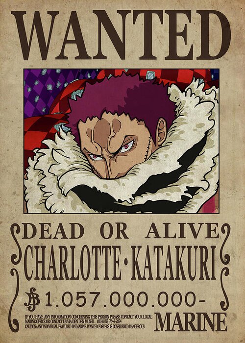 One Piece Wanted Poster - KATAKURI Greeting Card