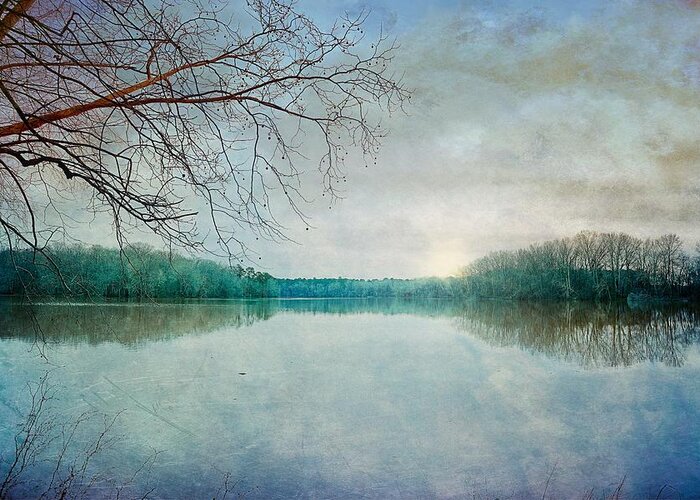 Alabama Greeting Card featuring the digital art One Winter Morning by Steven Gordon