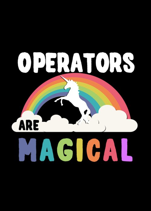 Funny Greeting Card featuring the digital art Operators Are Magical by Flippin Sweet Gear