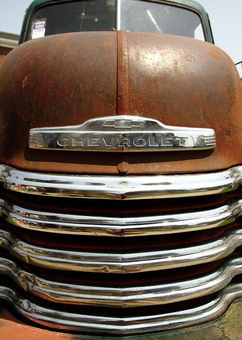 Chevrolet Greeting Card featuring the photograph Patina by Lens Art Photography By Larry Trager