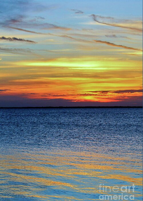 Sunset Greeting Card featuring the photograph Peace by Joanne Carey