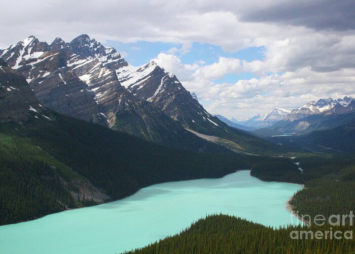 Canada Greeting Card featuring the photograph Peyto Lake by Mary Mikawoz