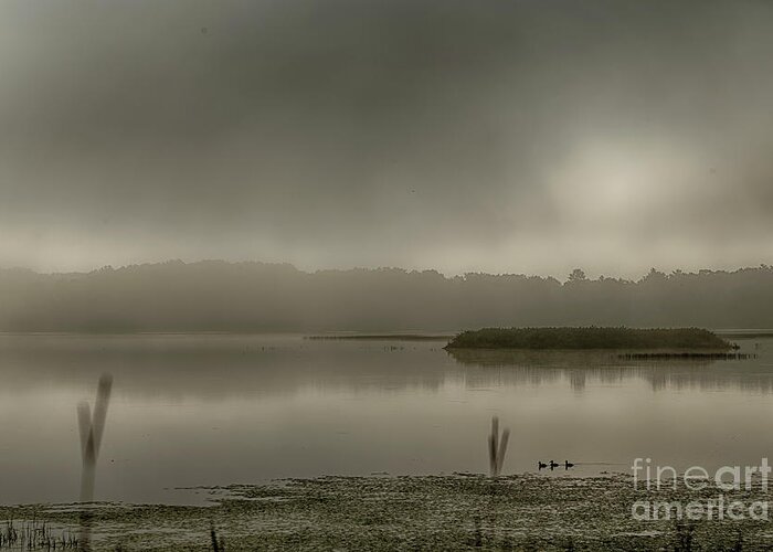  Greeting Card featuring the photograph Phantom Lake by Natural Focal Point Photography
