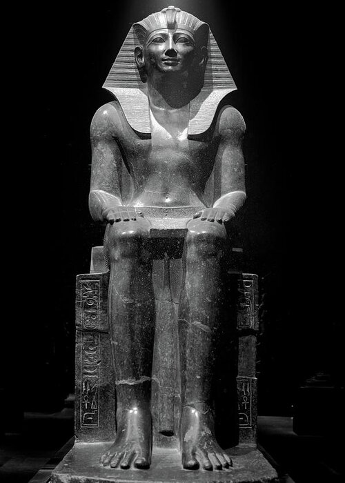  Greeting Card featuring the photograph Pharaoh by Robert Miller