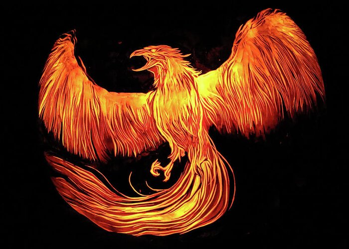 Phoenix Greeting Card featuring the photograph Phoenix by Stuart Manning