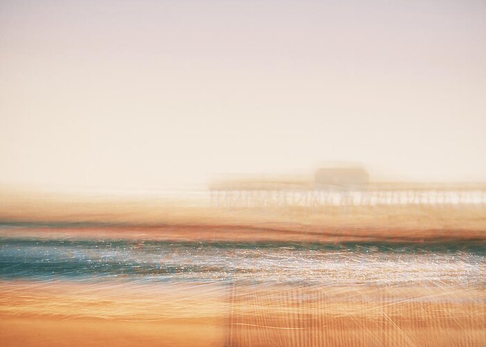  Greeting Card featuring the photograph Pier by Steve Stanger
