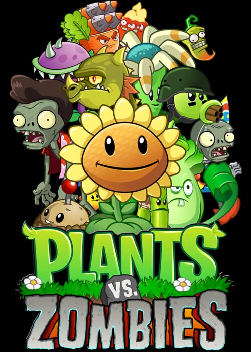 Poster PLANTS VS ZOMBIES - characters