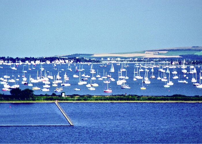 Poole Greeting Card featuring the photograph Poole Harbour Dorset by Gordon James