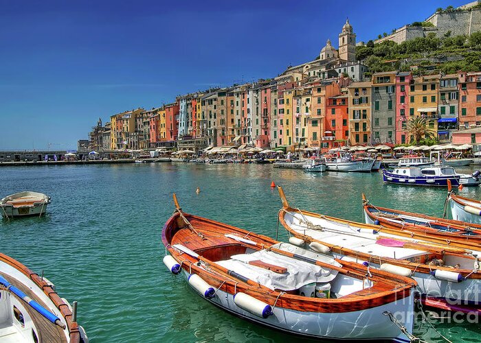 Cinque Terre Greeting Card featuring the photograph Portovenere - Liguria - Italy by Paolo Signorini