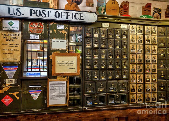 Post Office Greeting Card featuring the photograph Post Office at the Old Country Store by Shelia Hunt