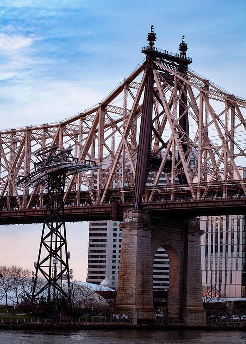 New York City Greeting Card featuring the photograph Queensboro Bridge by Marlo Horne