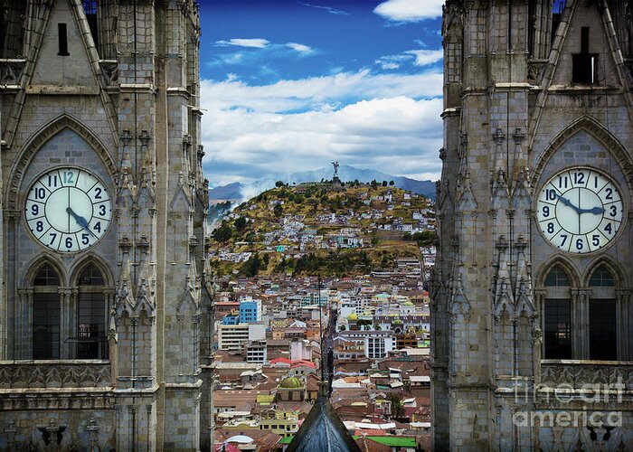 Ecuador Greeting Card featuring the photograph Quito, Ecuador by David Little-Smith
