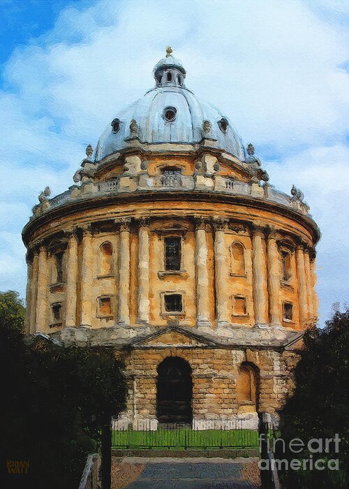 Radcliff Camera Greeting Card featuring the photograph Radcliff Camera Oxford by Brian Watt