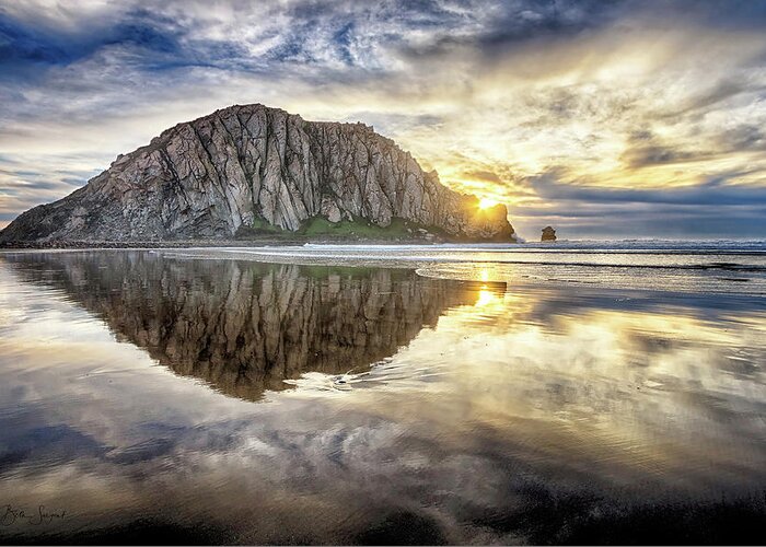 Morro Bay Greeting Card featuring the photograph Radiance by Beth Sargent