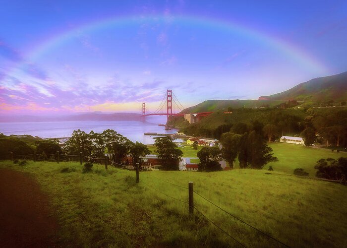  Greeting Card featuring the photograph Rainbow by Louis Raphael