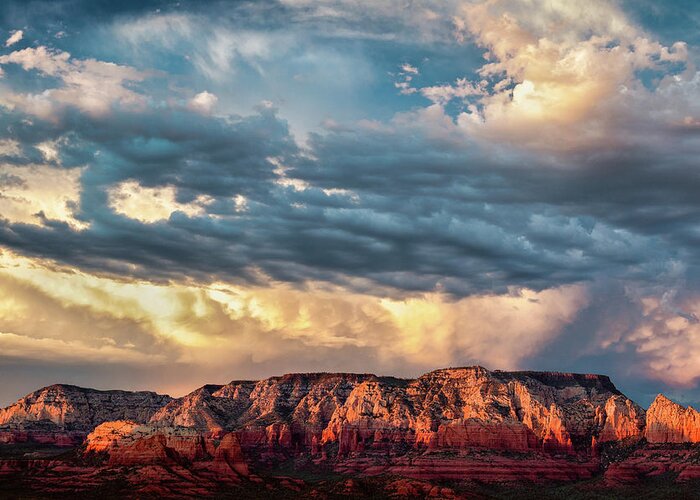 Sedona Greeting Card featuring the photograph Red Rocks of Sedona by Dave Bowman