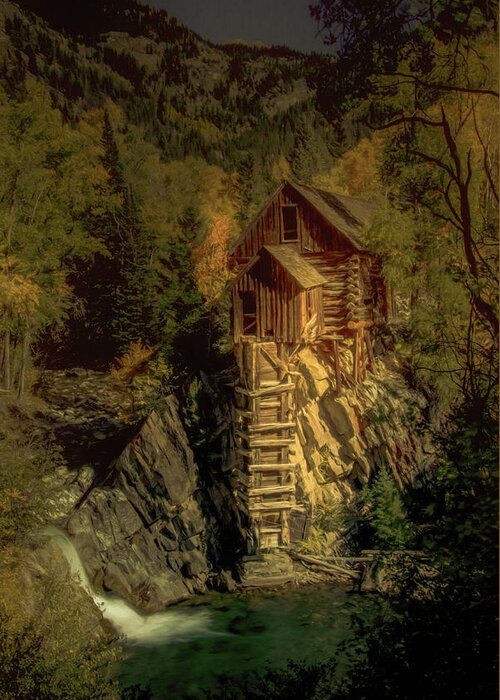 Crystal Mill Marble Colorado Greeting Card featuring the photograph Remembrance by Norma Brandsberg