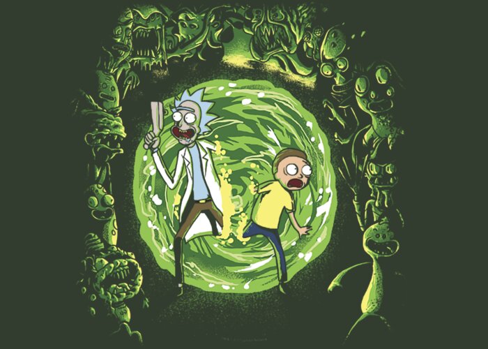 100+] Rick And Morty Portal Wallpapers