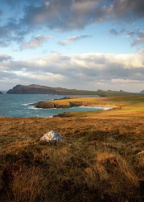 Coast Greeting Card featuring the photograph Rock to Clogher by Mark Callanan