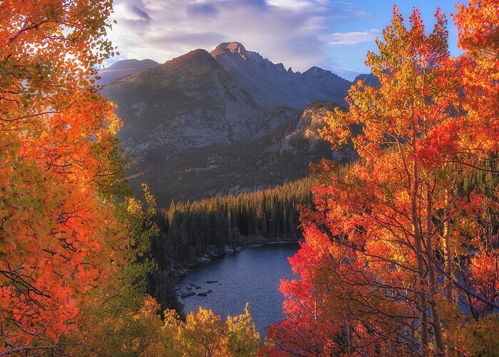 Fall Greeting Card featuring the photograph Rocky Mountain Autumn by Darren White