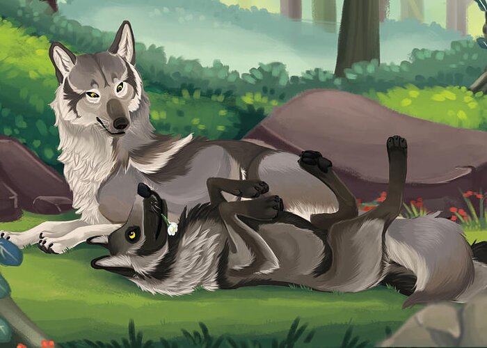 Pin by LunaWolfheart on wolf couples  Anime wolf Deviantart Anime