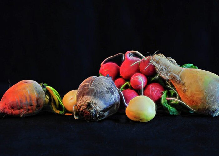 Vegetables Greeting Card featuring the photograph Root Vegetables by Cordia Murphy