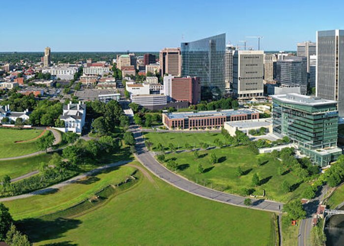  Greeting Card featuring the photograph Rva 030 by Richmond Aerials
