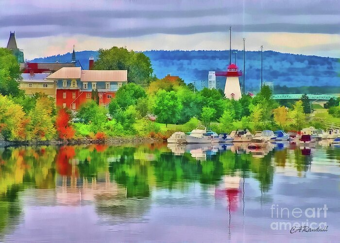 Fredericton Greeting Card featuring the photograph Safe Haven by Carol Randall