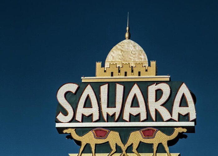 Film Greeting Card featuring the photograph Sahara Hotel 35 mm Film 2005 by Matthew Bamberg