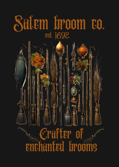 Salem Broom Company For A Witch Fan Halloween Baby Bodysuit