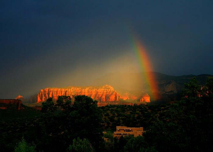 Arizona Greeting Card featuring the photograph Sedona Heaven by Miles Stites