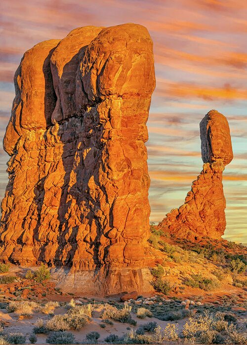 Arches National Park Greeting Card featuring the photograph September 2023 Balanced Rock by Alain Zarinelli