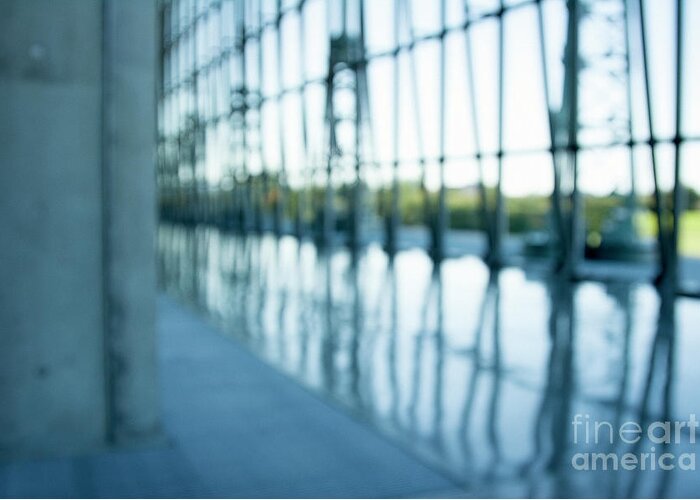 Architecture Greeting Card featuring the photograph Series Blurred Lines 1 by RicharD Murphy