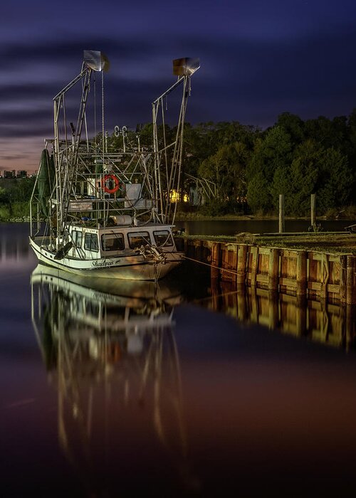 Bayou Greeting Card featuring the photograph Shadow by Brad Boland