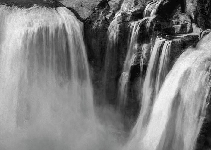 Waterfall Greeting Card featuring the photograph Shoshone Falls by Judi Kubes