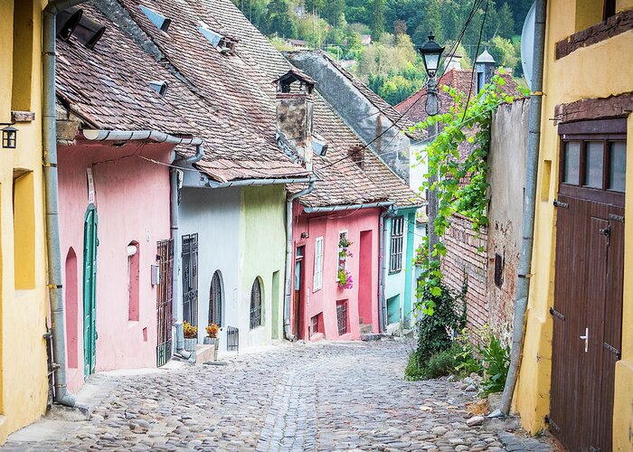 Romania Photography Greeting Card featuring the photograph Sighisoara by Marla Brown