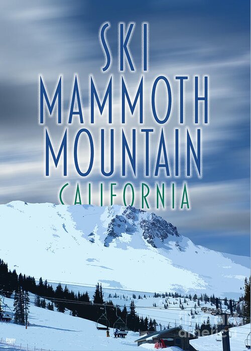 Ski Greeting Card featuring the photograph Ski Mammoth Mountain by Brian Watt