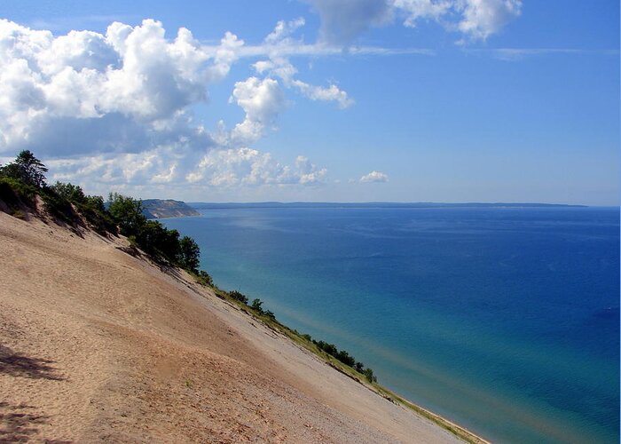 Sleeping Bear Dunes Greeting Card featuring the photograph Sleeping Bear Dunes National Lakeshore Michigan by Michelle Calkins