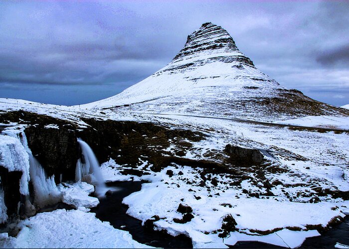 Snaefellsnes Peninsula Greeting Card featuring the photograph The Cold Light Of Day - Snaefellsnes Peninsula, Iceland by Earth And Spirit