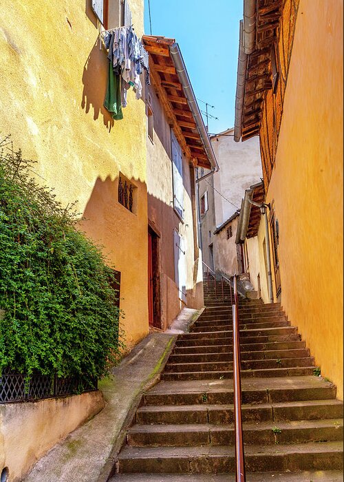France Greeting Card featuring the photograph Some Stairs in Albi by W Chris Fooshee