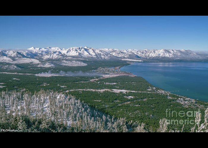 City Of South Lake Tahoe Greeting Card featuring the photograph South Lake Tahoe, El Dorado National Forest, California, U. S. A. by PROMedias US